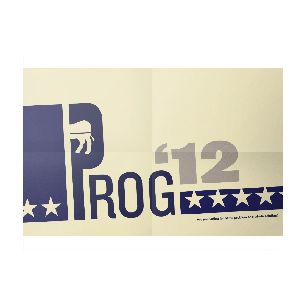 A conceptual political poster.